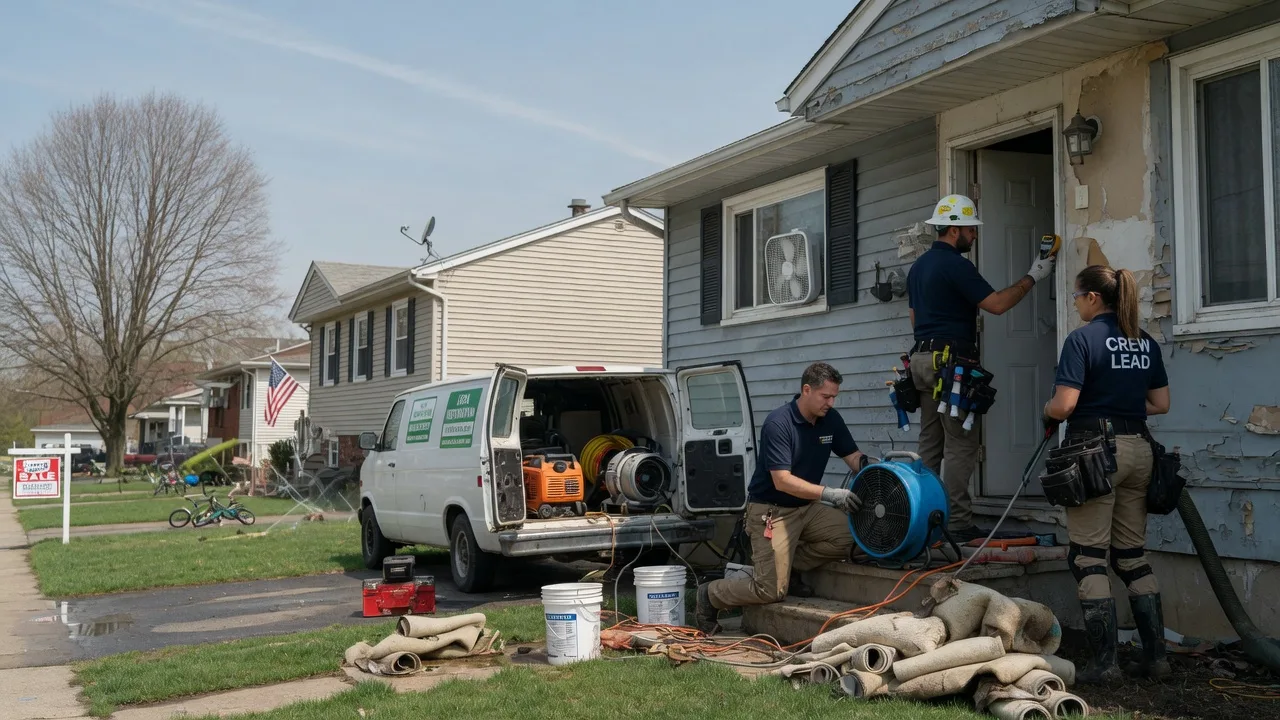 Flood Cleanup in Strasburg, IL near me